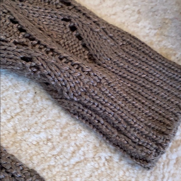🥭 (4 for $15) Willi Smith Brown Knit Sweater - Picture 7 of 7